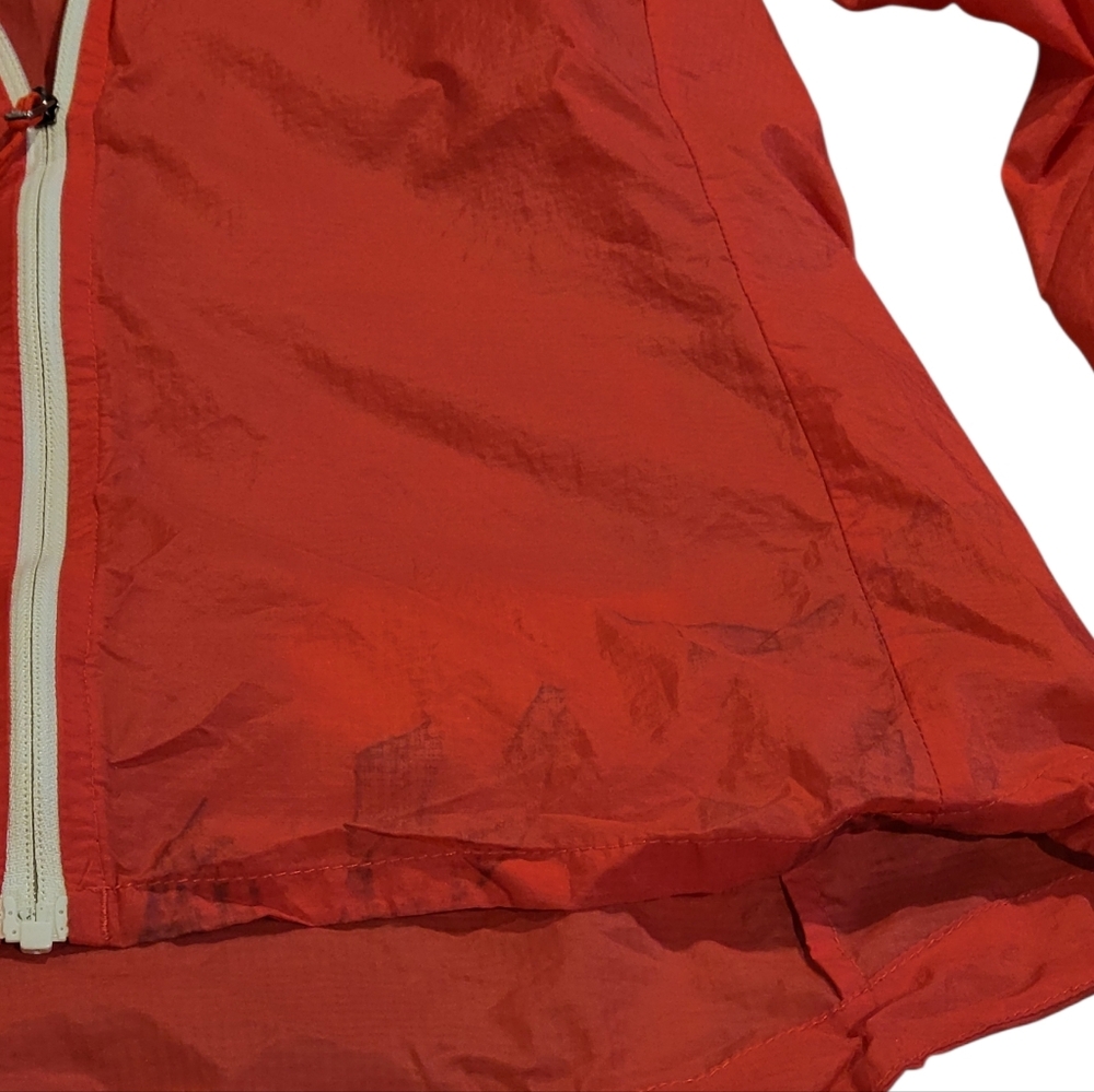 Patagonia Women's Red Full Zip Windbreaker Jacket Size XS - Staining-See Photo - Picture 13 of 15